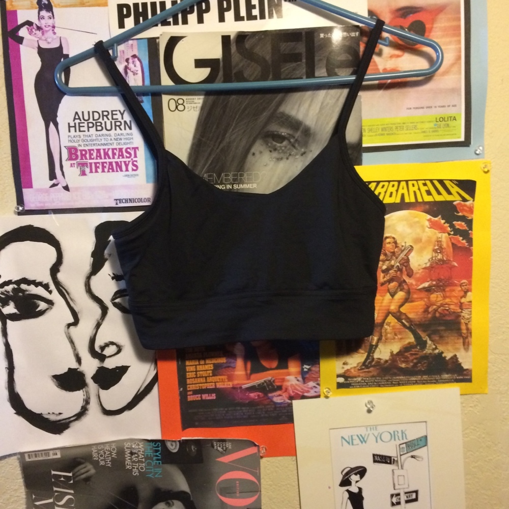 Black Forever 21 Sports Bra